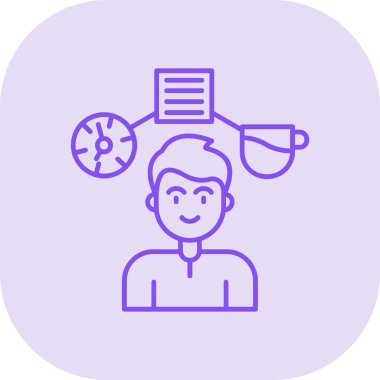 Zaman yönetimi renk simgesi