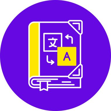 kitap simgesi vektör illüstrasyonu