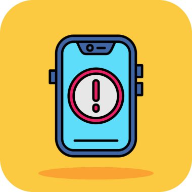 akıllı telefon simgesi vektör illüstrasyonu