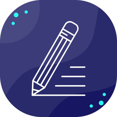 Kalem. Web simgesi basit tasarım