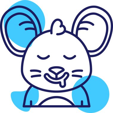 Hayvan. Web simgesi basit illüstrasyon