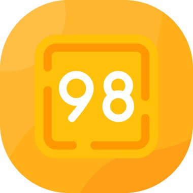 8 numaralı simge vektör illüstrasyonu