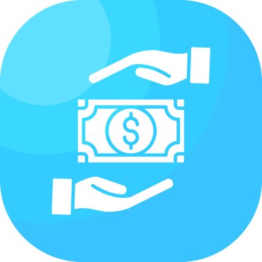 Dolar işareti simgesi moda renk biçimi izole edilmiş arkaplan