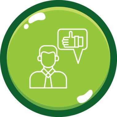 Müşteri servisi. Basit resimleme