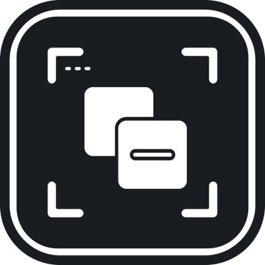 Tek bir dosya simgesinin vektör illüstrasyonu