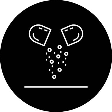 Su. Web simgesi basit illüstrasyon