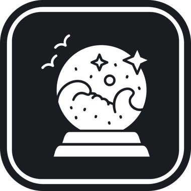 Küresel simge vektör illüstrasyonu