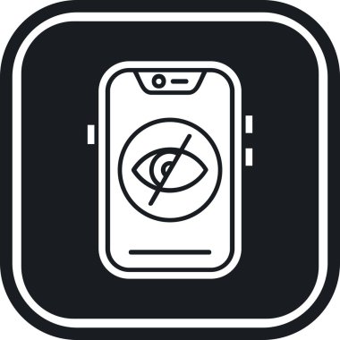 cep telefonu ikonu vektör illüstrasyonu