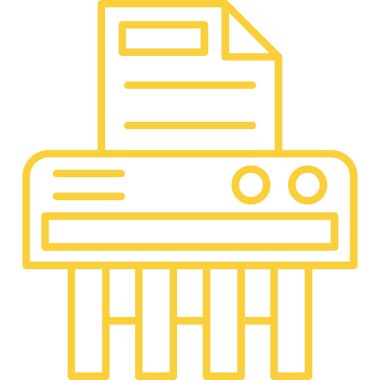 Yazıcı. Web simgesi basit illüstrasyon