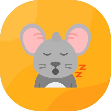 Düz bir uyku koala simgesi