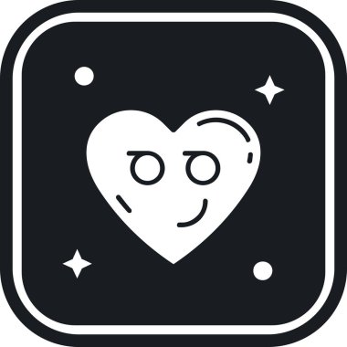 Aşk kalbi. Web simgesi