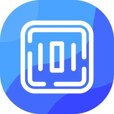 Modern b 'nin vektör illüstrasyonu eksik simgesi