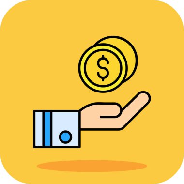 el sikkesi simgesi vektörü