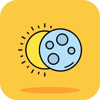 Klima ikonu. Ana hatlı klima vektör simgesi rengi düz izole