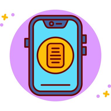 cep telefonu simgesi, vektör illüstrasyon tasarımı