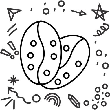 Şirin bir çizgi filmin vektör çizimi