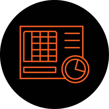 vektör Takvimi Simgesi illüstrasyonu