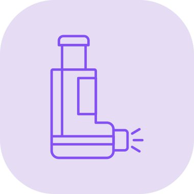 Modern b 'nin vektör çizimi mikroskop simgesinden yoksun