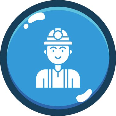 Bir itfaiyecinin vektör çizimi