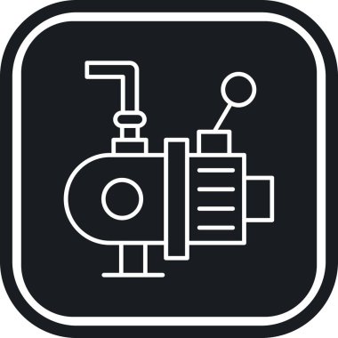 Vektör benzin istasyonu çizim