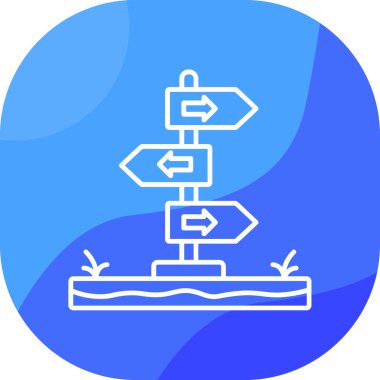 Harita. Web simgesi basit illüstrasyon