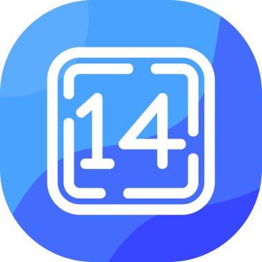 Düz biçimdeki bir numaralı işaret simgesi