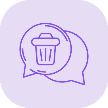 Çöp kutusu simgesi. vektör illüstrasyonu