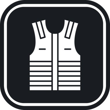 Bir yeleğin vektör illüstrasyonu