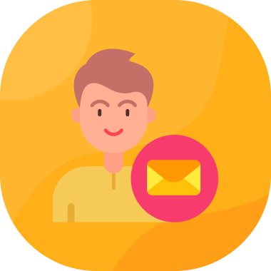 e-posta zarfı simgesi düz biçimli