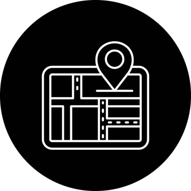 konum haritası simgesi, özet biçimi