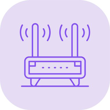 router simgesi modern vektör illüstrasyonu