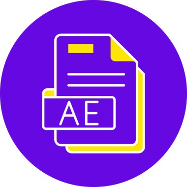 Dosya simgesinin vektör illüstrasyonu