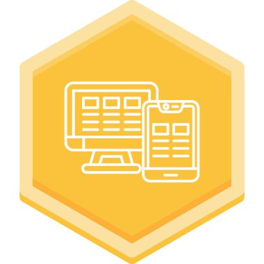 Web tasarım ikonu vektör illüstrasyonu