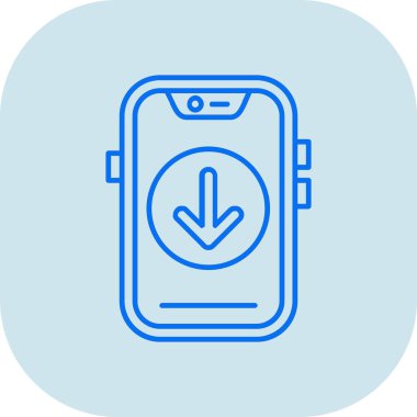 Smartphone Simgesi, vektör illüstrasyonu