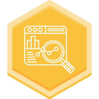 seo modern simgesinin vektör illüstrasyonu