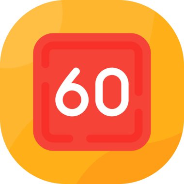 8 derece simge, vektör, illüstrasyon