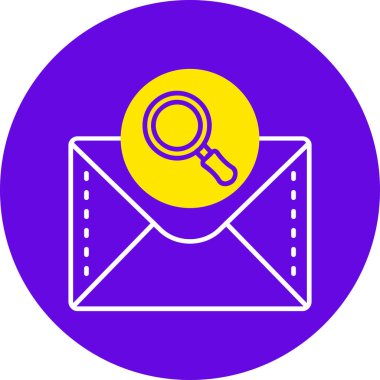 vektör e- posta simgesi basit illüstrasyon