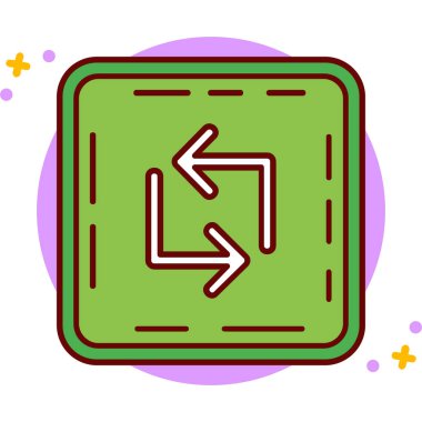 Modern b 'nin vektör illüstrasyonu eksik simgesi