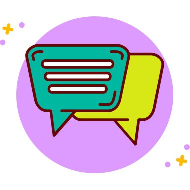 Metin mesajlı konuşma balonu