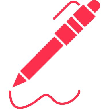 kalem simgesi vektör illüstrasyonu