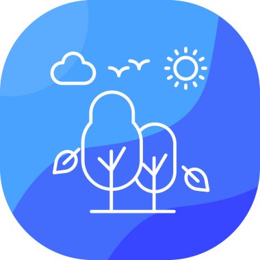 Vektör Ağacı Simgesi illüstrasyonu