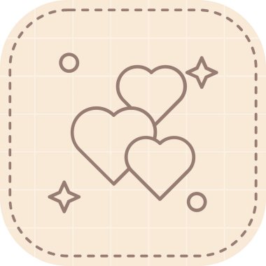 Vektör Kalp Simgesi illüstrasyonu