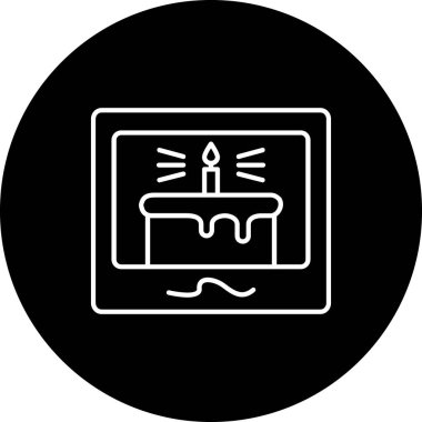 Bir kitap simgesinin vektör illüstrasyonu