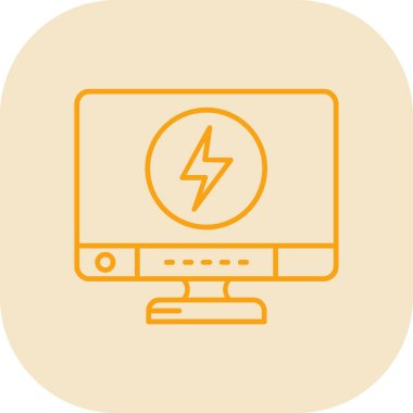 bilgisayar simgesi vektör illüstrasyonu