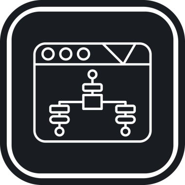 kod simgesi vektör illüstrasyonu