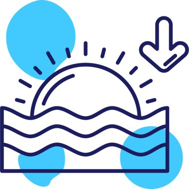 Çizgi film simgesinin vektör çizimi