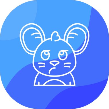 Tavşan. Web simgesi basit illüstrasyon