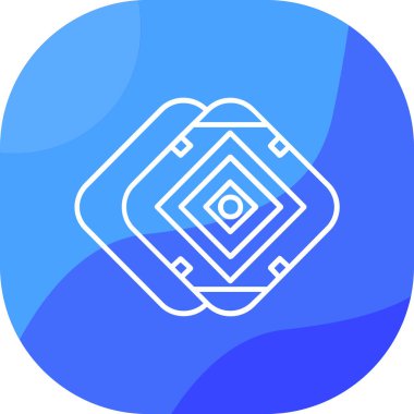 özet vektör illüstrasyon simgesi