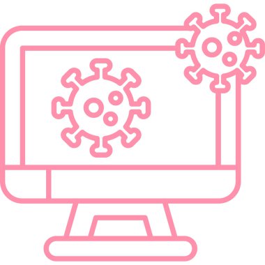 Bilgisayar. Web simgesi basit illüstrasyon