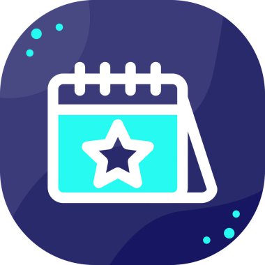 Takvim. Web simgesi basit tasarım